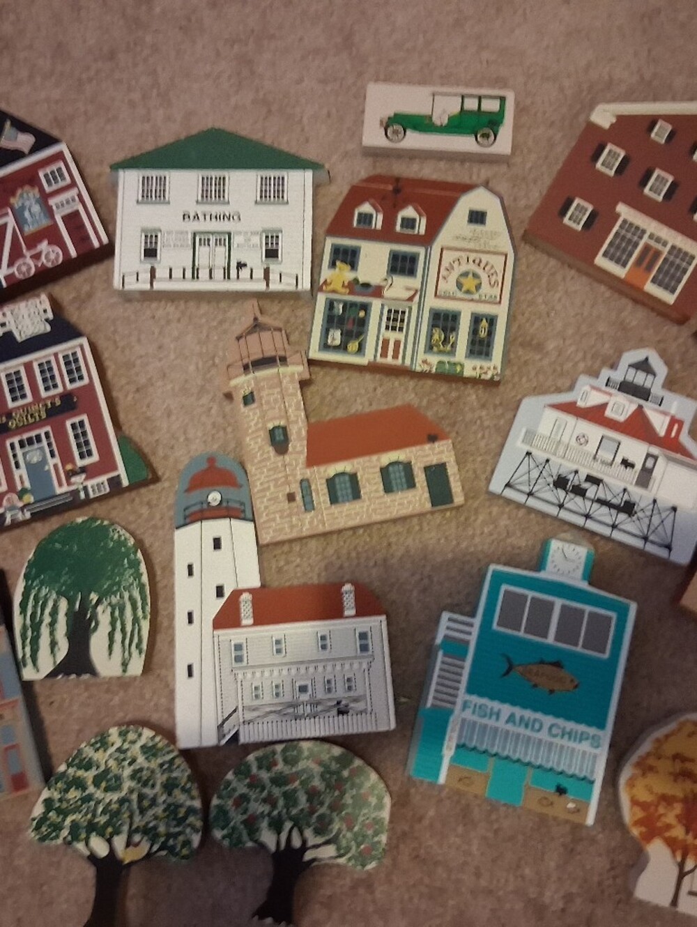 Wooden Houses & Assorted Village Buildings